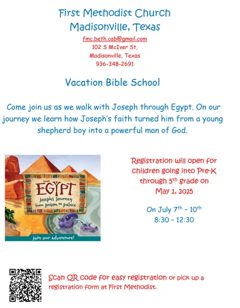 Events at First Methodist Madisonville 