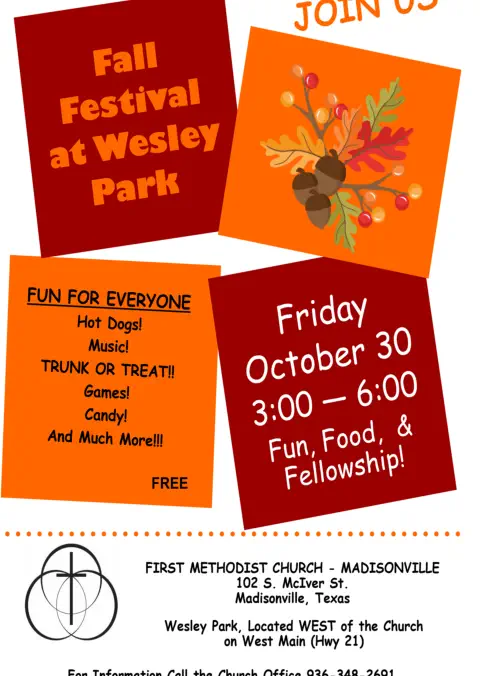 Events at First Methodist Madisonville 